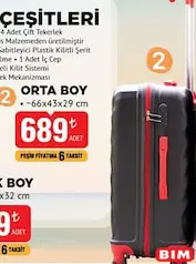ABS VALİZ ORTA BOY
